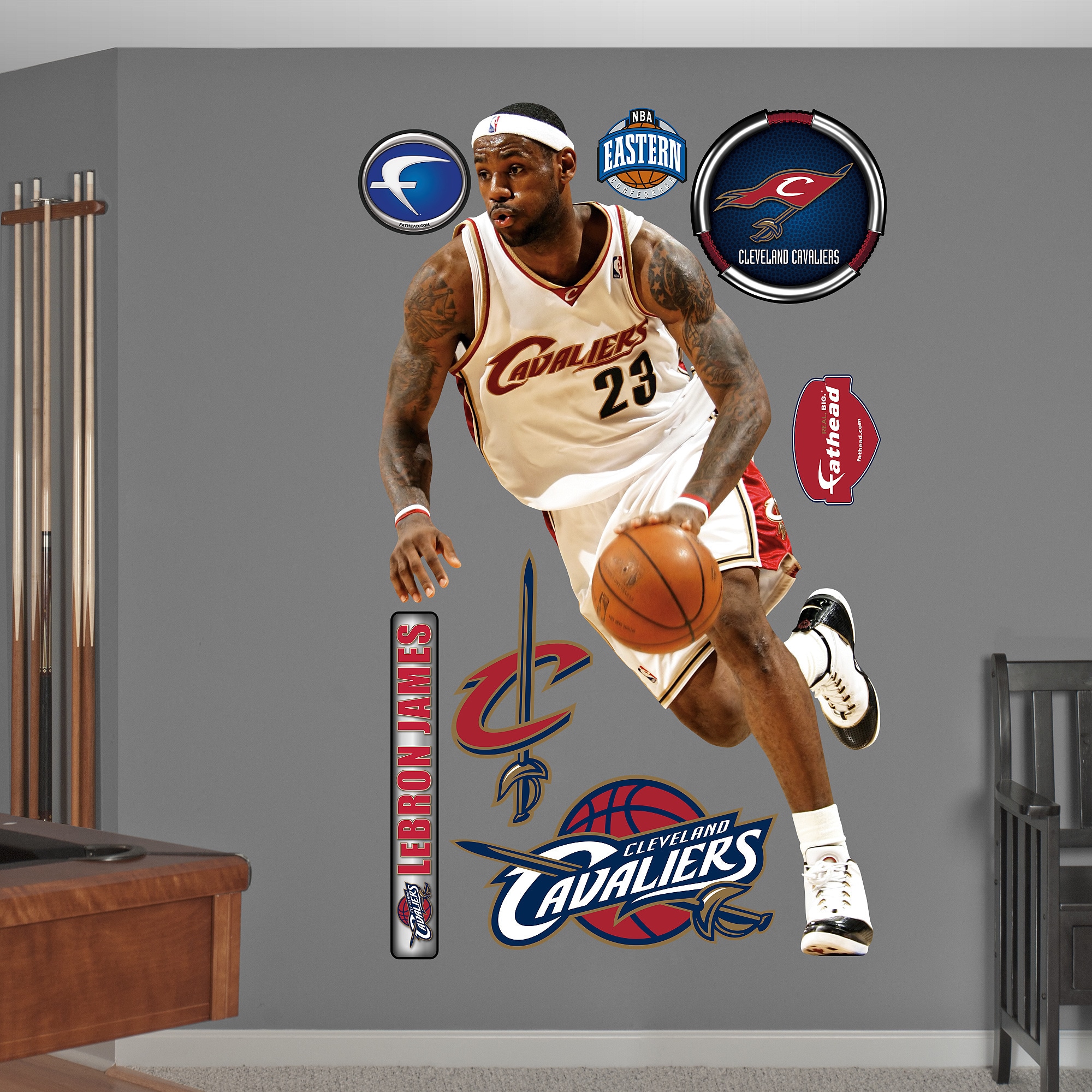 Lebron james hot sale fathead