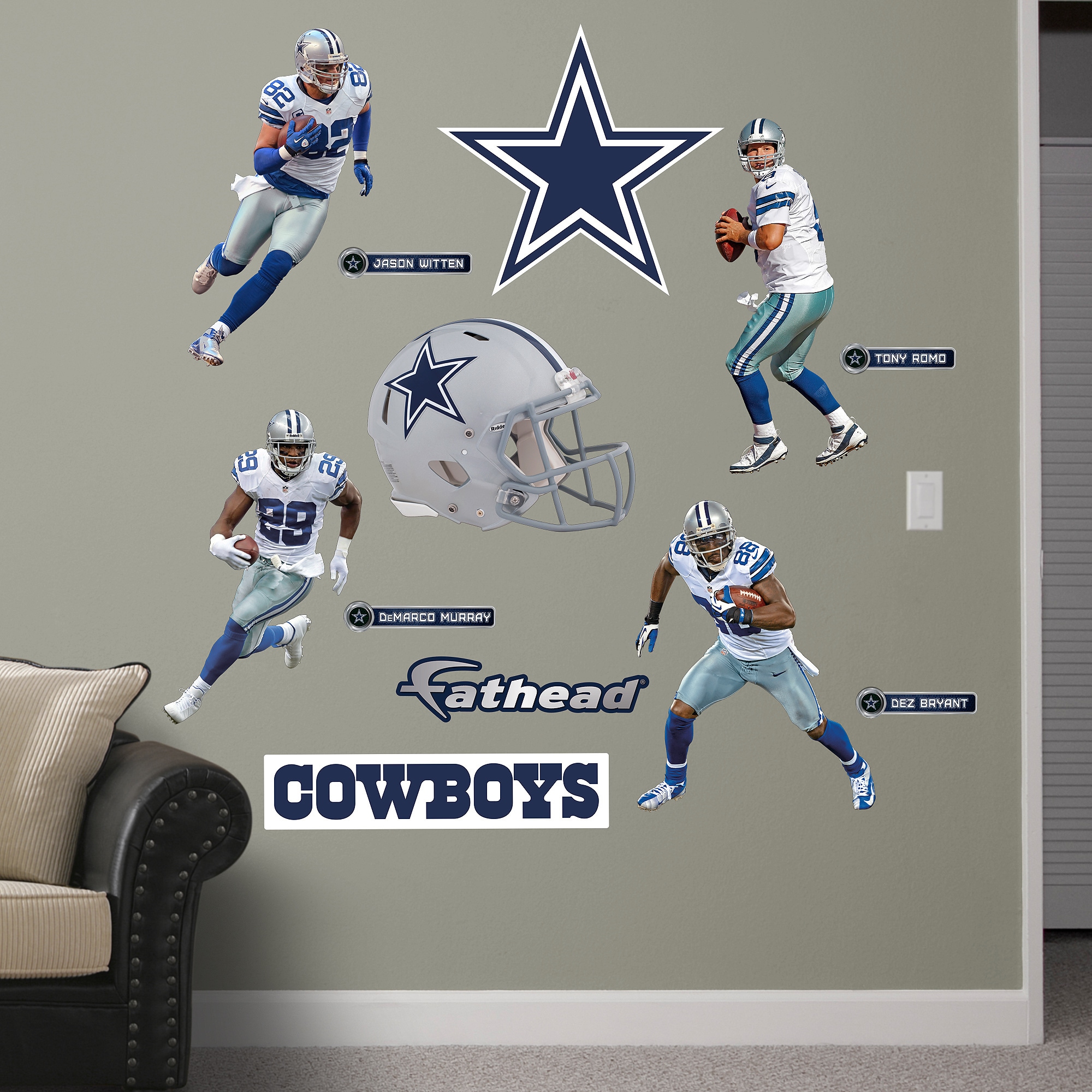 Dallas Cowboys: CeeDee Lamb 2022 - NFL Removable Adhesive Wall Decal XL