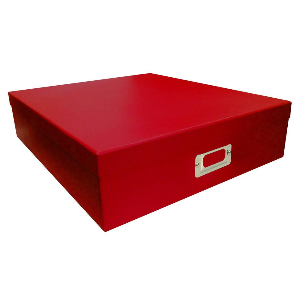 Pioneer Photo Albums Red Scrapbooking Storage Box (Set of 6)