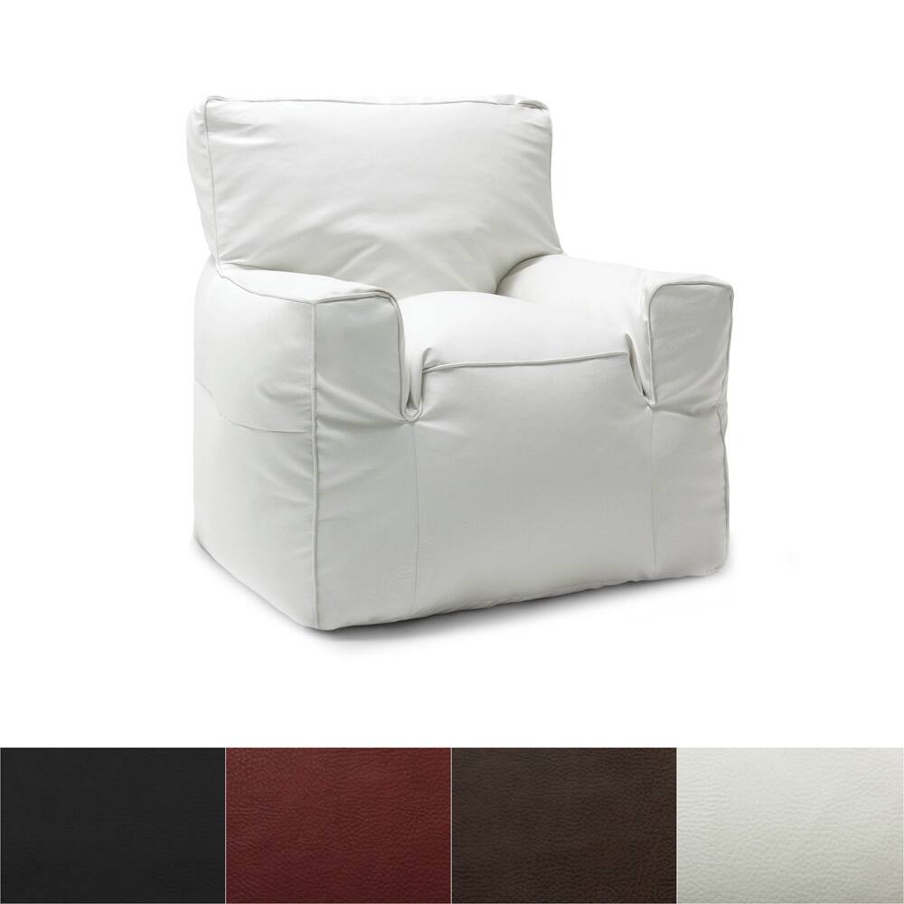 BeanSack Big Joe Suite Vegan Leather Bean Bag Arm Chair