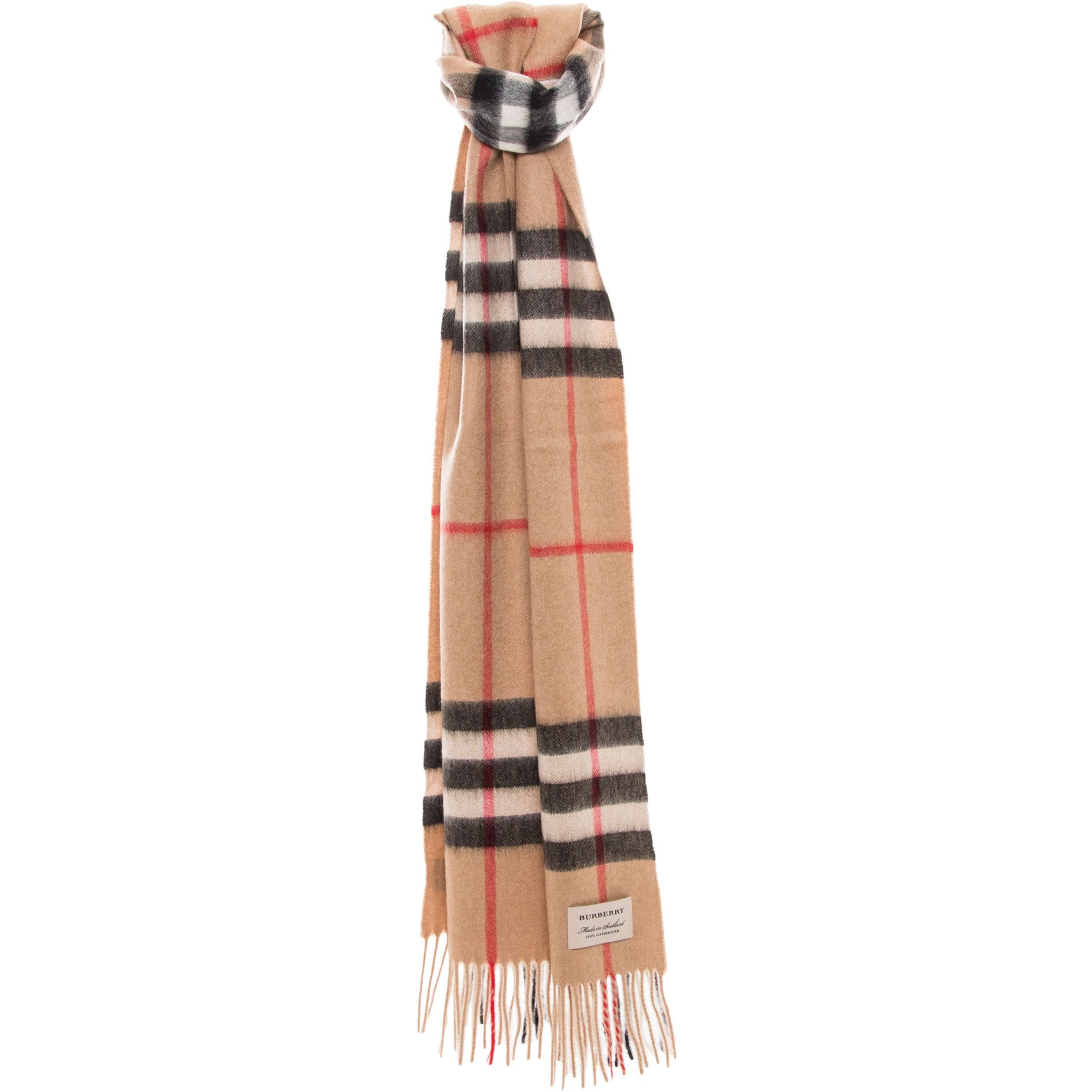 Burberry Heritage Check Cashmere Scarf 
