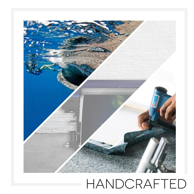Chris Doherty 'Underwater Bleus' 4-piece Canvas Wall Art