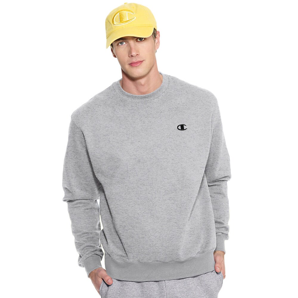 champion men's eco fleece crew sweatshirt