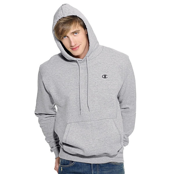 champion eco fleece pullover hoodie