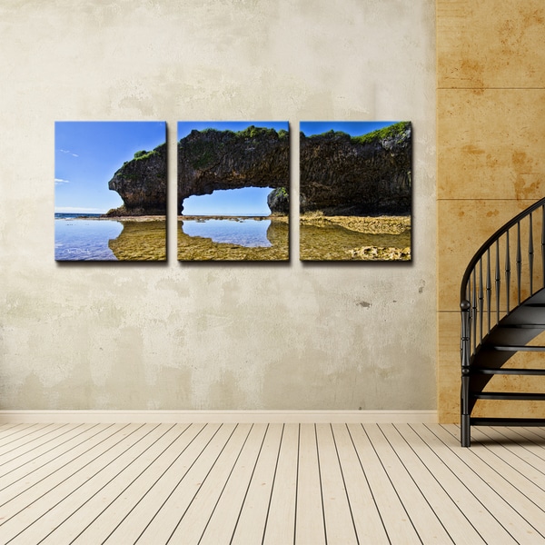 Ready2hangart Chris Doherty Bahamas Sunset 4 piece Canvas Wall Art