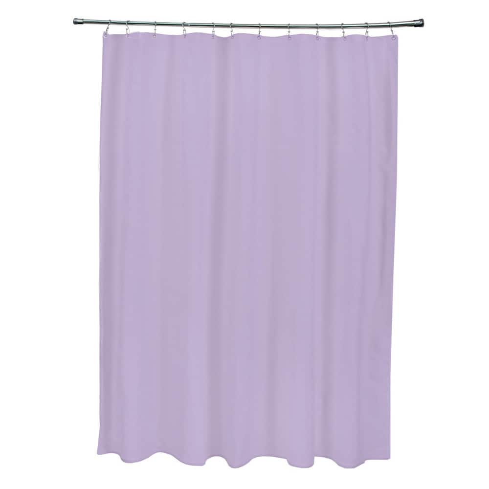 Lilac Purple Solid Shower Curtain