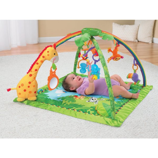 Rainforest gym cheap fisher price