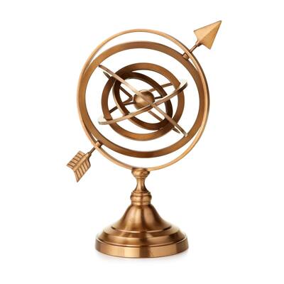 Sage & Co 7-inch x 11-inch Brass Armillary
