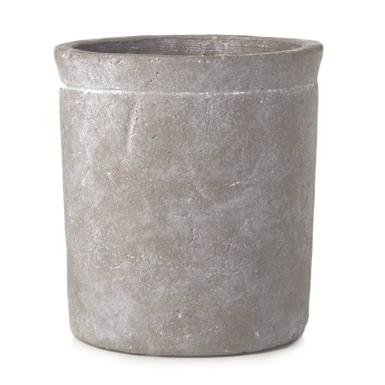 Sage & Co 6-inch Round Medium Stone Cylinder Pot