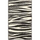 preview thumbnail 4 of 2, Nourison Perception PER11 Area Rug 2'3" x 7'6" Runner - Black/White - Rectangle