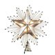 preview thumbnail 2 of 0, Kurt Adler 10-Inch 5-Point Capiz Star Treetop with Rays and Beads