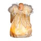 preview thumbnail 2 of 0, Kurt Adler 10-Light 9-Inch Ivory and Gold Angel Treetop