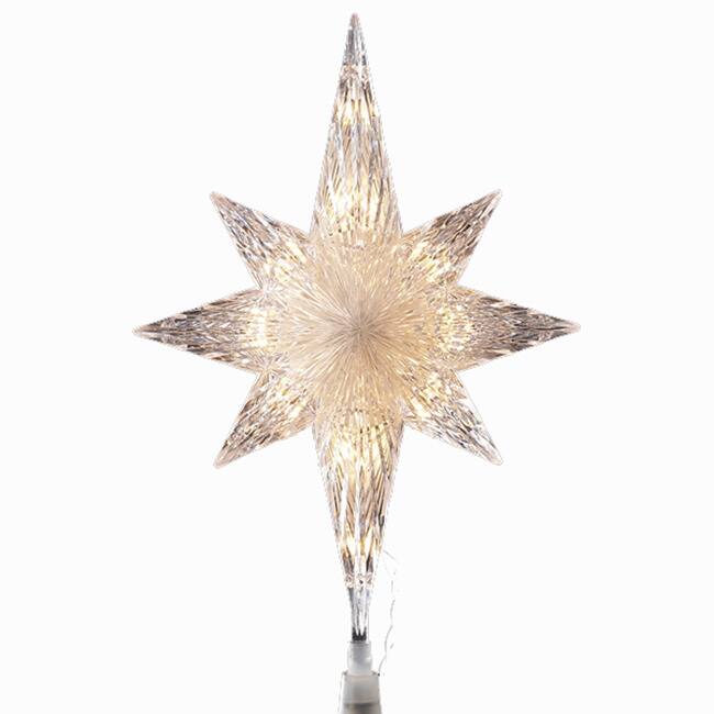 Kurt Adler 10-Light 11-Inch Bethlehem Star Treetop