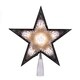 preview thumbnail 1 of 1, Kurt Adler 10-Light Laser Clear Star Treetop