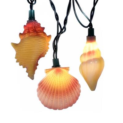 Kurt Adler 10-Light Conch and Shells Light Set