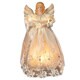 preview thumbnail 2 of 0, Kurt Adler UL 10-Light 10-Inch Gold and Ivory Angel Treetop