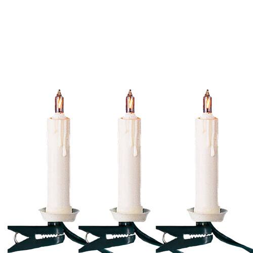 Kurt Adler 10-Light Clip-On Candle Light Set