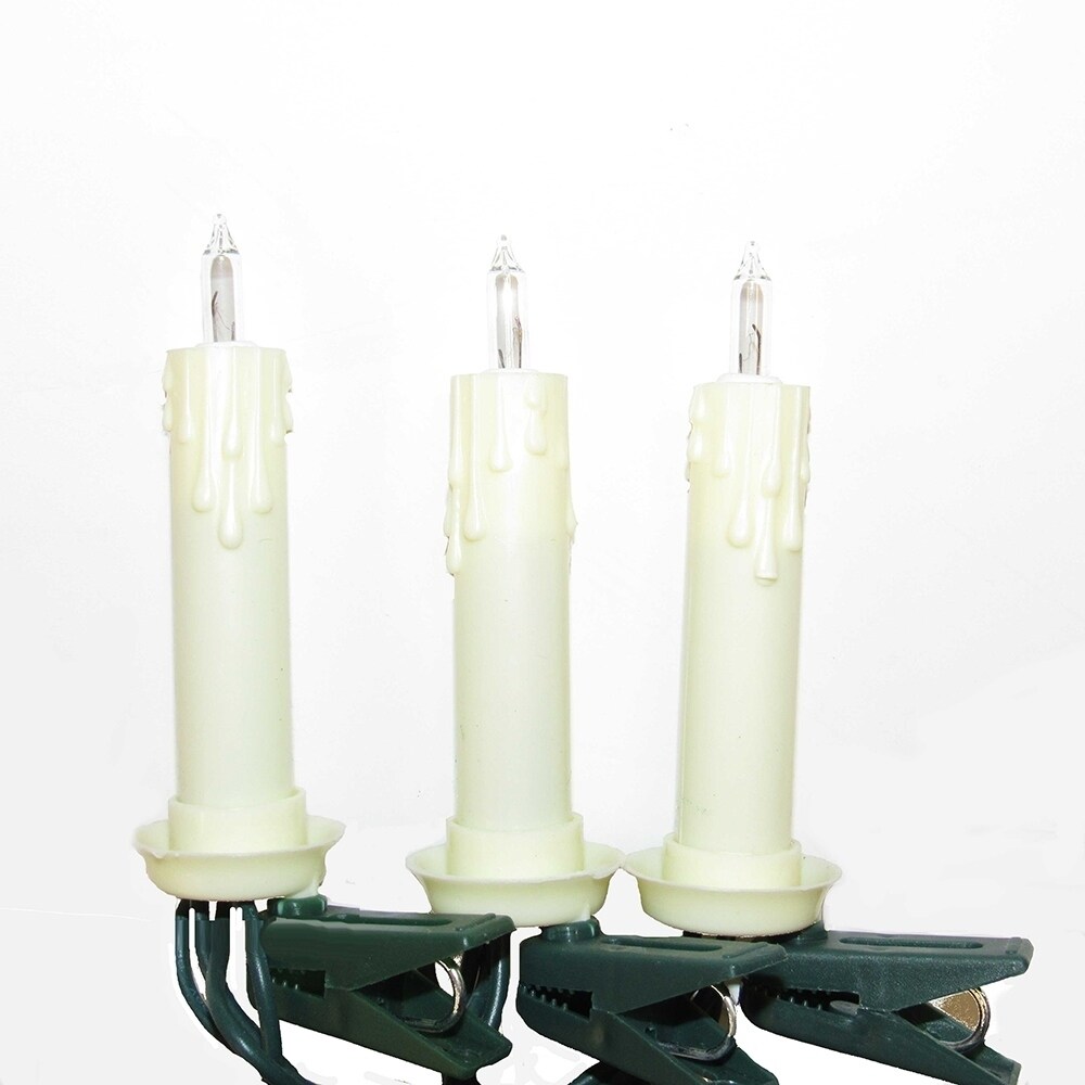 Kurt Adler 10-Light Clip-On Candle Light Set