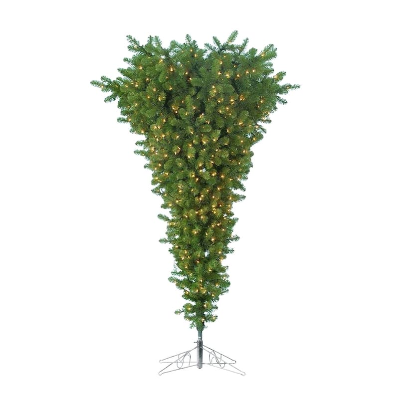 Kurt Adler 4.5-Foot Pre-Lit Upside Down Tree - On Sale - Bed Bath ...