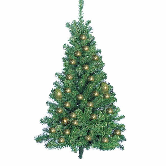 Kurt Adler 36-Inch Pre-Lit Norway Pine Wall Tree