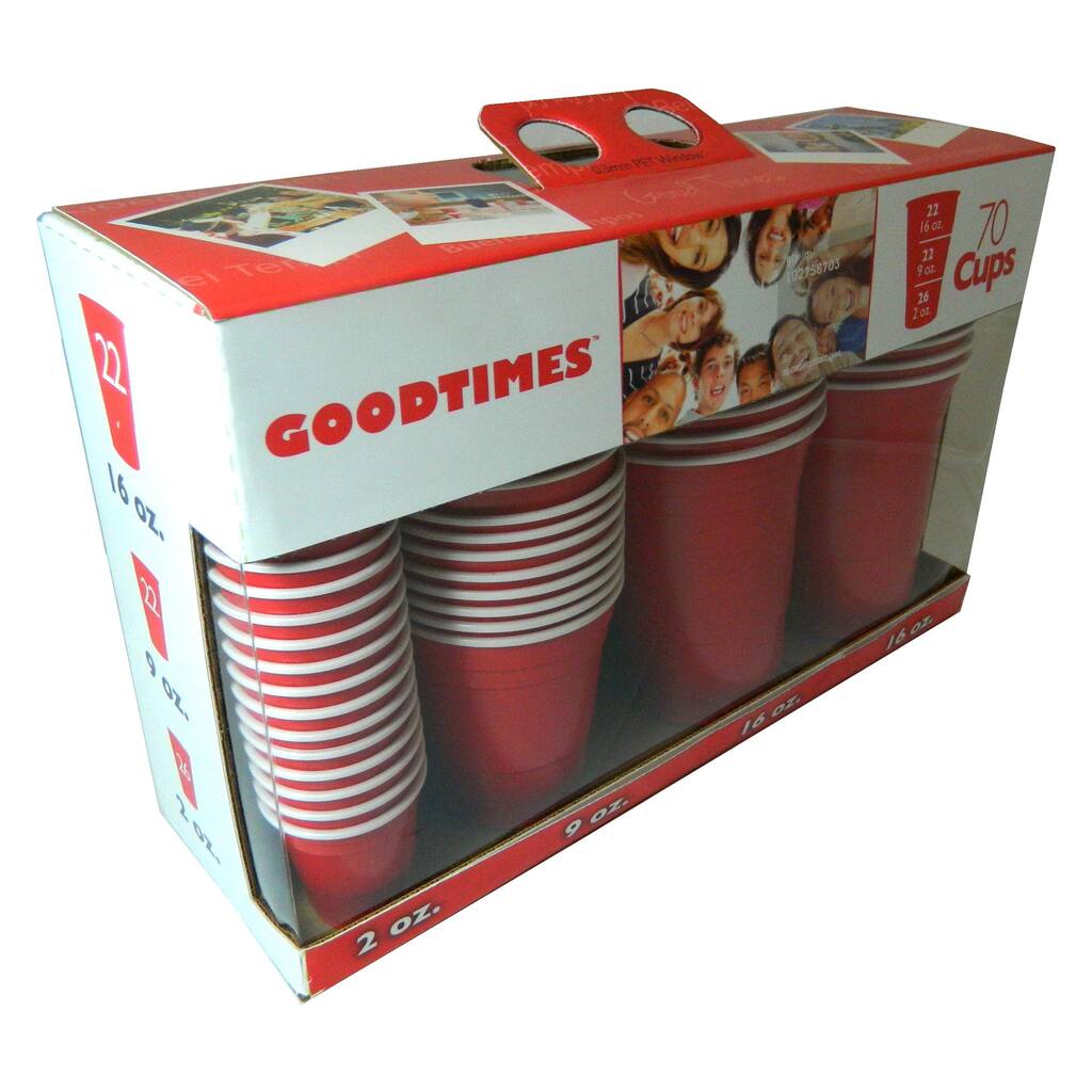 Goodtimes 70-piece Red Cup Party Variety Kit
