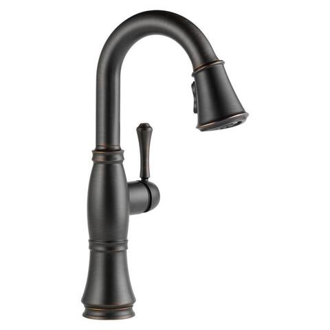Delta Cassidy Single Handle Pull-Down Bar / Prep Faucet 9997-RB-DST Venetian Bronze