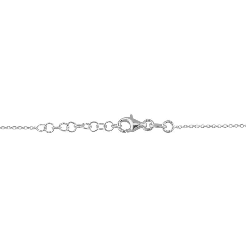 Fremada Sterling Silver Textured Graduated Teardrop Pendant