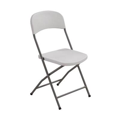 Merax Grey Folding Chairs (Set of 4)