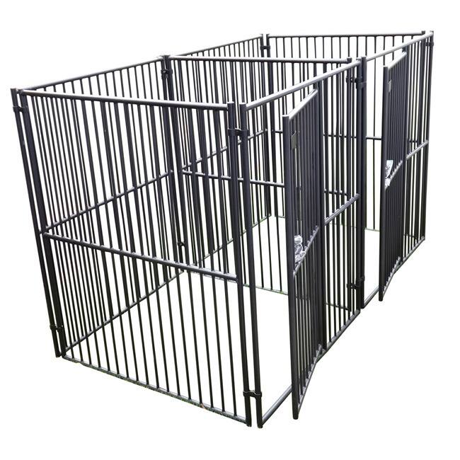 Lucky Dog Modular European Style 2-Run Kennel