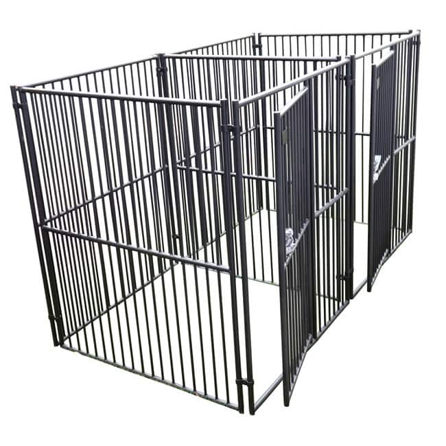 Lucky Dog Modular European Style 2-Run Kennel