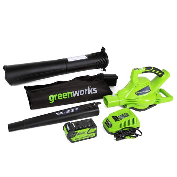GreenWorks G-MAX 40V Cordless Blower/Vac