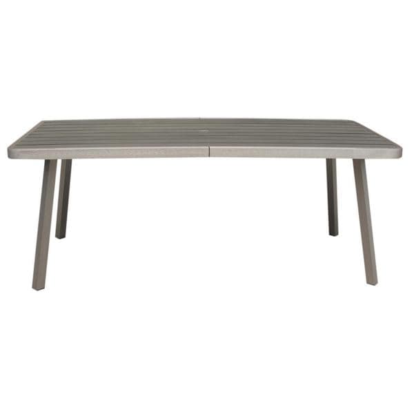 Bradley Outdoor Wood Rectangular Dining Table