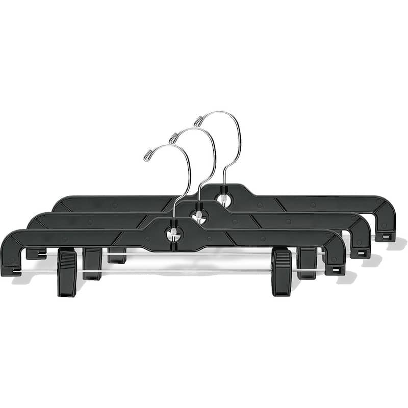 Classic Plastic Bottom Hanger with Adjustable Clips