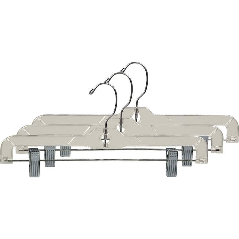 Classic Plastic Bottom Hanger with Adjustable Clips