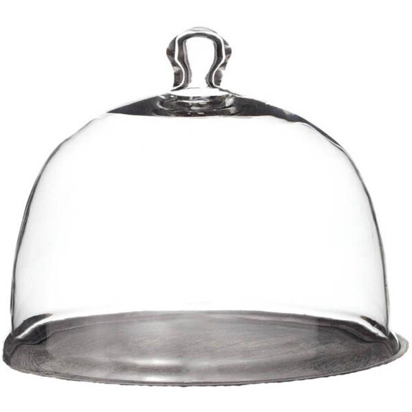 Sage & Co Clear Glass Dome Cloche (11 x 11) - Free Sage & Co Clear Glass Dome Cloche (11 x 11) - Free