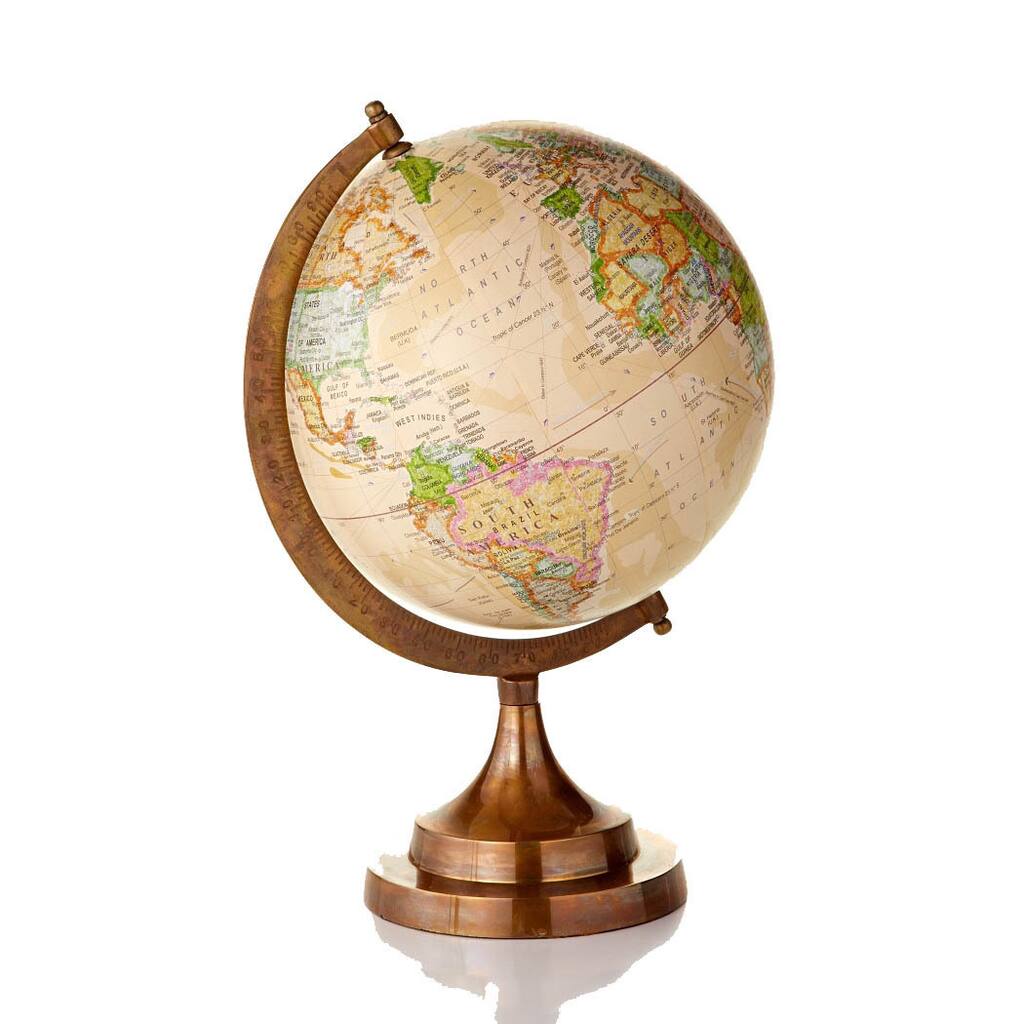 Sage & Co Brass Globe (12 x 18)