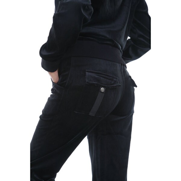 white mark velour tracksuit