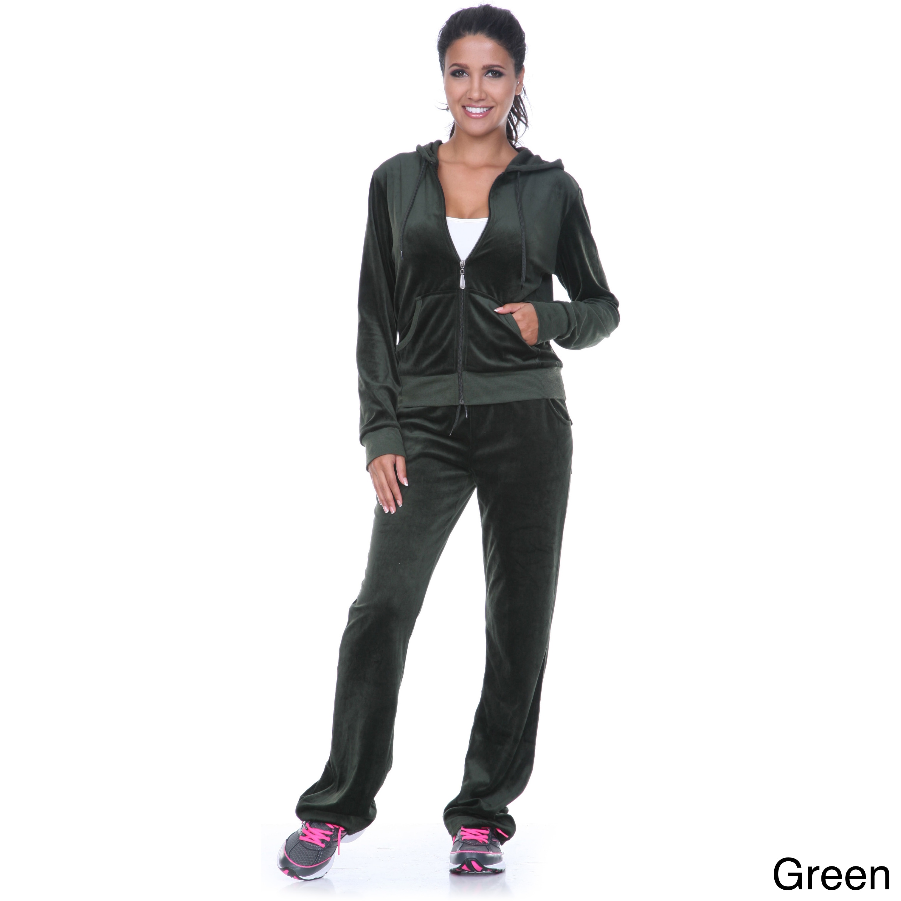 women's velour pant suits