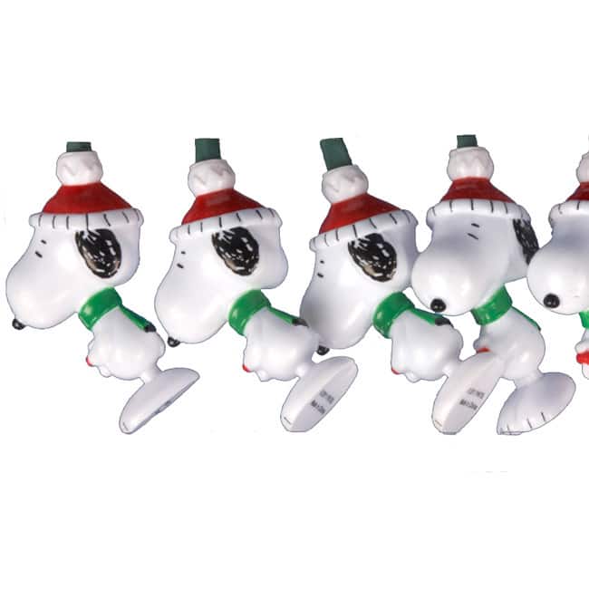 Kurt Adler 10-Light 11-Foot Peanuts Snoopy Light Set