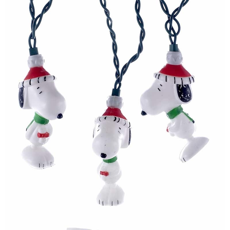 Kurt Adler 10-Light 11-Foot Peanuts Snoopy Light Set
