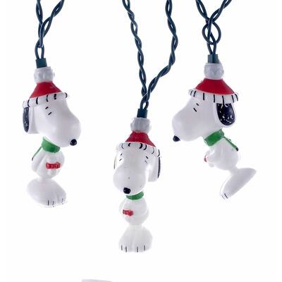 Kurt Adler 10-Light 11-Foot Peanuts Snoopy Light Set