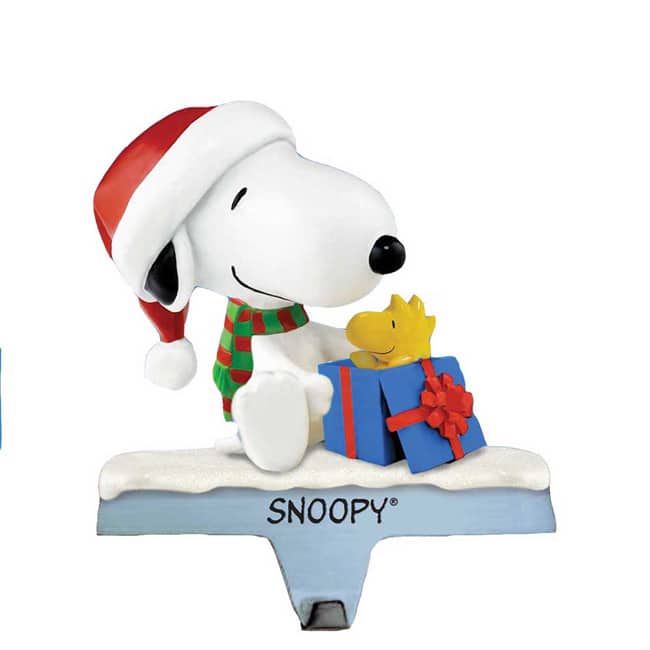 Kurt Adler 4.6-Inch Snoopy and Woodstock Stocking Holder