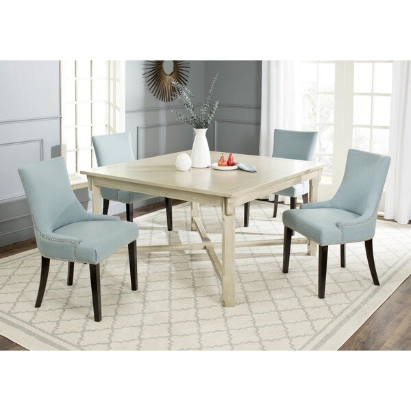 Safavieh Ludlow Oak Square Dining Table Free Shipping Today Safavieh Ludlow Oak Square Dining Table