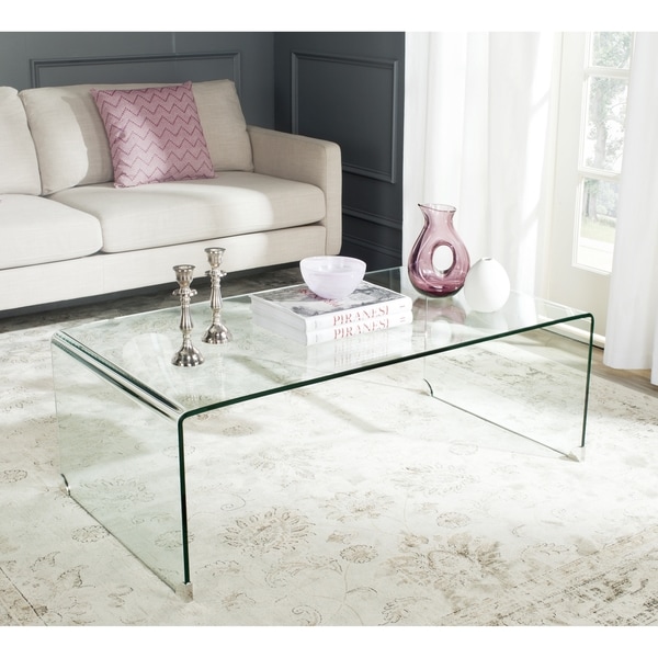 Safavieh Willow Clear Coffee Table   Shopping   Great Deals