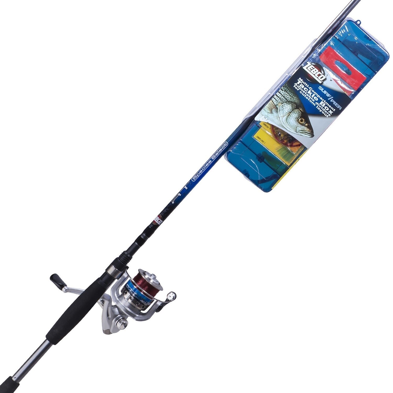 Shop Zebco Ready Tackle Surf Pier Spin Combo Medium Heavy 7 Overstock 9542422