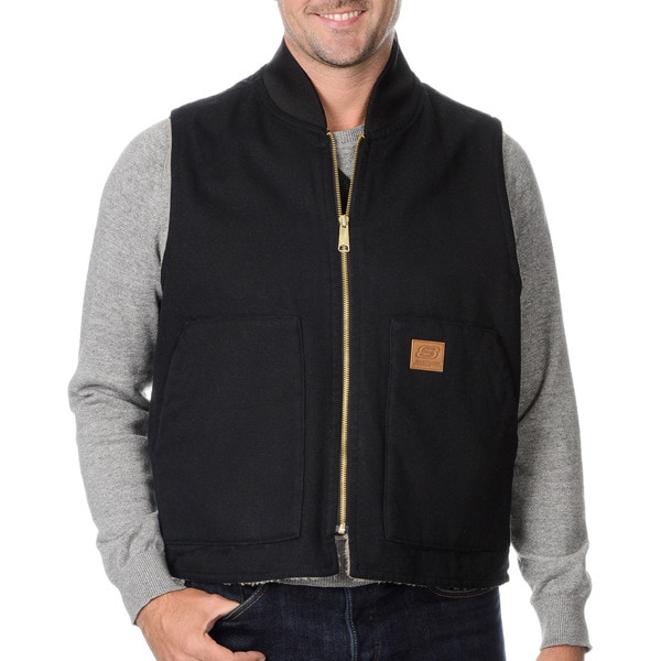 Shop Skechers Men's Shearlinglined Canvas Work Vest Overstock 9542453