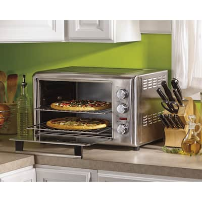 Hamilton Beach Stainless Countertop Oven with Convection and Rotisserie