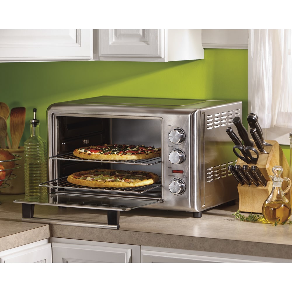 Hamilton Beach Stainless Steel 4-slice Toaster Oven w/ Broiler - Bed Bath &  Beyond - 6492917