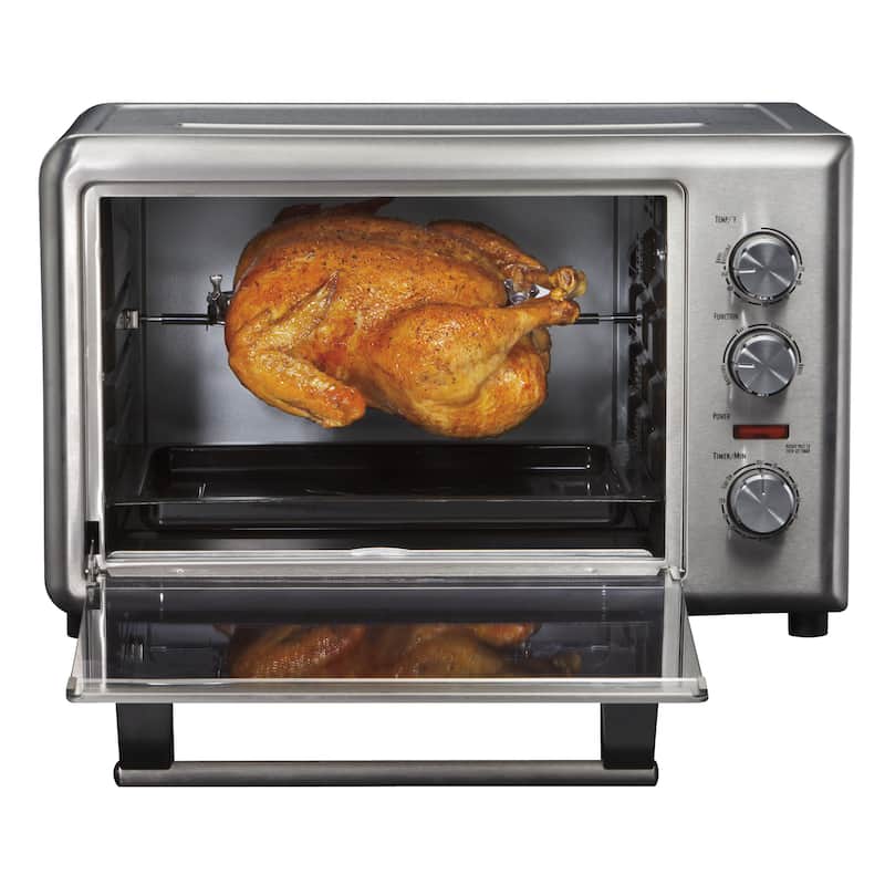 Hamilton Beach Stainless Countertop Oven with Convection and Rotisserie