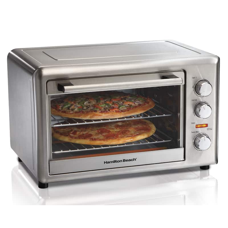 Hamilton Beach Stainless Countertop Oven with Convection and Rotisserie